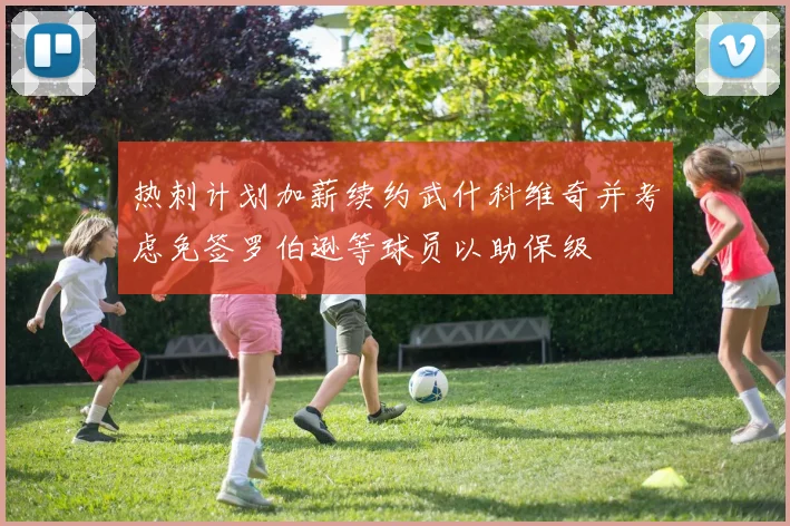 热刺计划加薪续约武什科维奇并考虑免签罗伯逊等球员以助保级